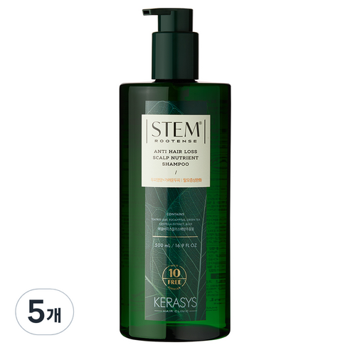 케라시스 스템루텐스 두피영양샴푸 탈모케어, 5개, 500ml