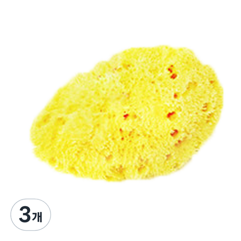 룰라러브 세안용 천연해면 특대형, 3개