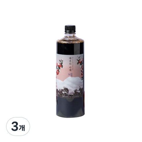 위드오 오가닉 콜드브루 제주의 사계 겨울 인도네시아, 1L, 3개, 1개입
