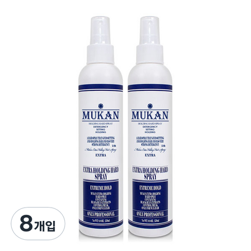 무칸 엑스트라 홀딩하드 스프레이, 250ml, 8개