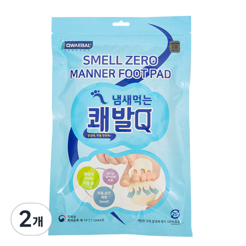 범보NS 냄새먹는 쾌발Q, 2개