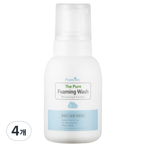 팜트리 더순한 포밍워시, 300ml, 4개