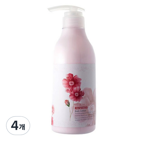 더허브스토리 아로마바디로션 프로방스, 로션, 4개, 500ml