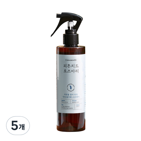 시나몬이오 피톤치드 로즈마리 스프레이, 250ml, 5개