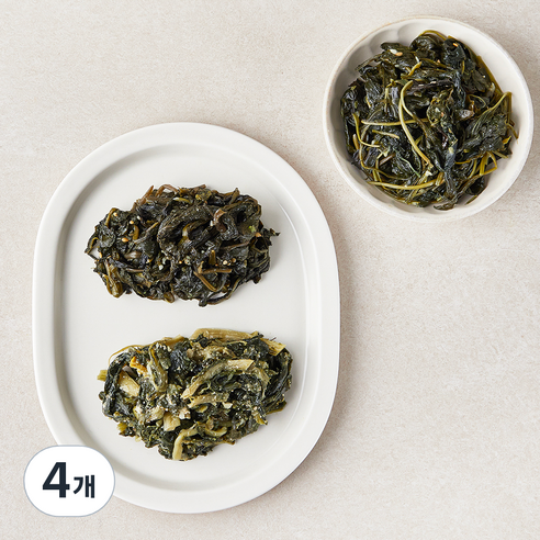 정미경키친 건나물 3종 모둠 A, 150g, 4개