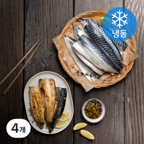 곰곰 노르웨이 간고등어살, 400g, 4개