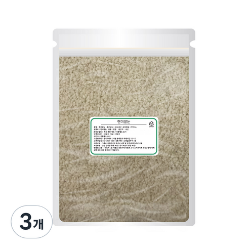 현미 쌀눈, 1kg, 3개