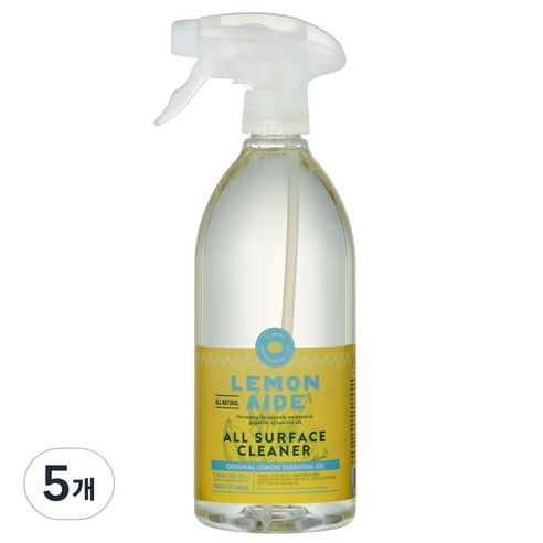레몬에이드 다용도세정제 오리지널 레몬, 750ml, 5개