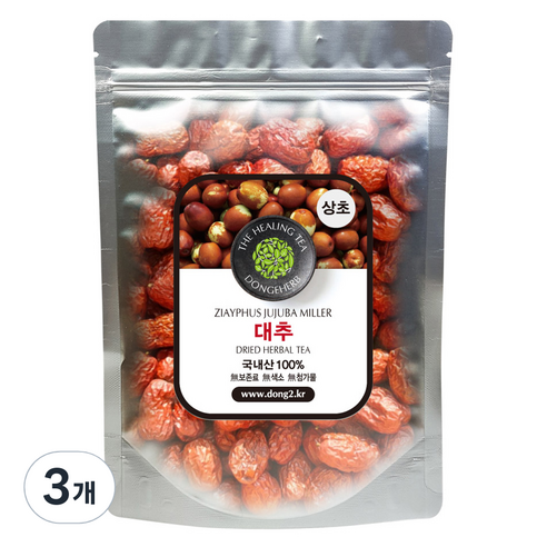 동이약초 국내산 대추 상초, 150g, 3개