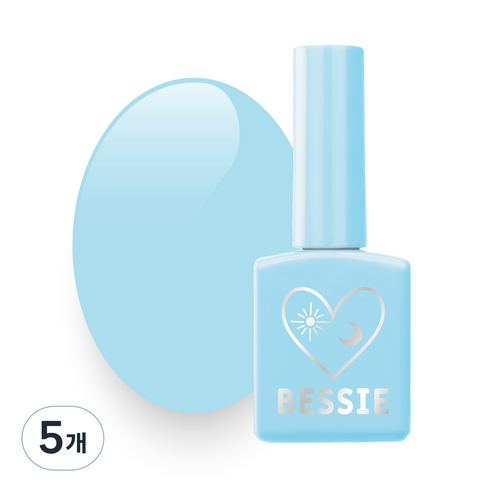 BESSIE 헬로키치 컬러 젤네일 11ml, B16 백운, 5개