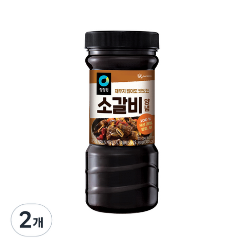 햇반 흑미밥 작은공기, 130g, 36개 식품 10 청정원 전통 소갈비양념, 840g, 2개