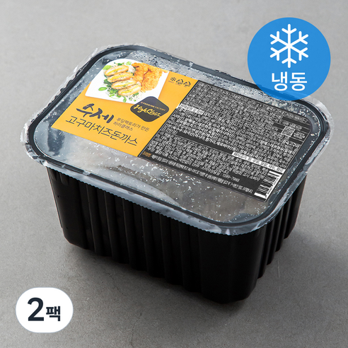 푸딩팩토리 고구마 치즈돈까스 (냉동), 650g, 2팩