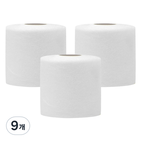 크리다 언더랩 근본 스포츠테이프 3.5cm x 20m 화이트, 9개, 1개입