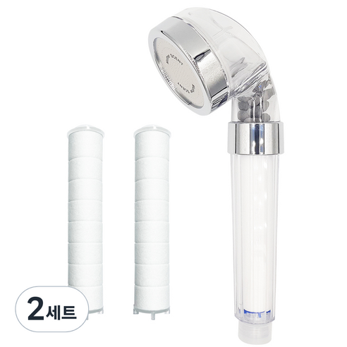 마더센트 필터샤워기 라이트 + 필터 랜덤발송 2p, 2개, 혼합색상