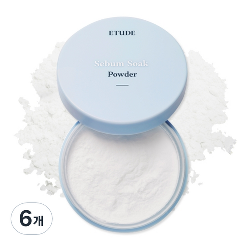 에뛰드 피지쏙 파우더 5g, 6개