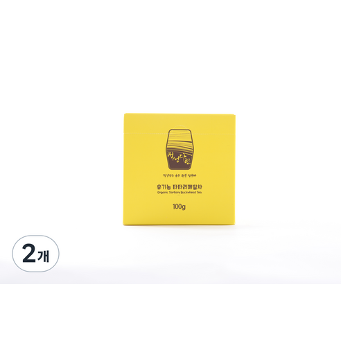 정성다린 유기농 타타리 메밀차 100g, 1개입, 2개
