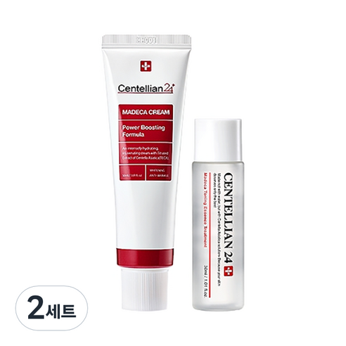 마데카크림  센텔리안24 마데카 크림 파워 부스팅 포뮬러 50ml + 토닝 에센스 트리트먼트 30ml, 2세트