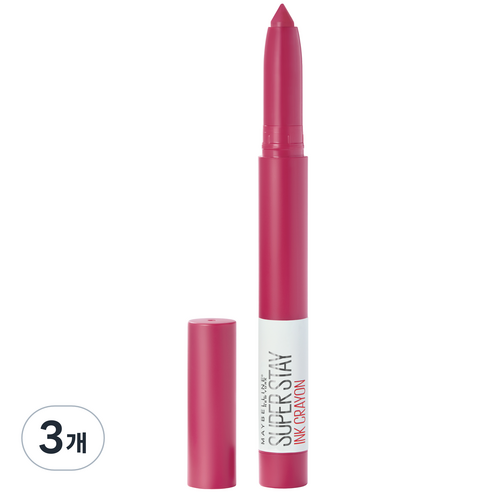 메이블린 뉴욕 슈퍼스테이 립크레용 1.2g, 35 트릿유어셀프, 3개