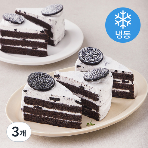 파미유 오레오 생크림 케이크 5개입 (냉동), 400g, 3개