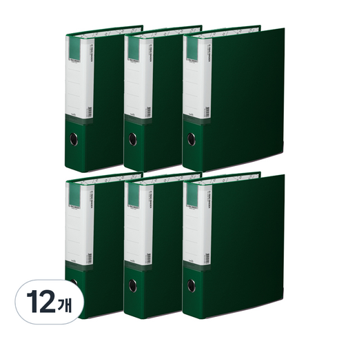 A4 합지 D링 3CM 바인더 3공 BR937, 녹색, 12개