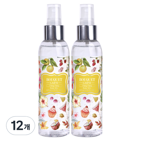 부케가르니 바디미스트 일랑일랑, 145ml, 12개