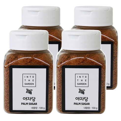 딜리셔스마켓 천연설탕 팜슈거 야자당, 100g, 4개