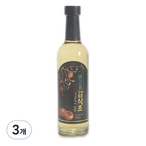 샘고을 감식초, 380ml, 3개