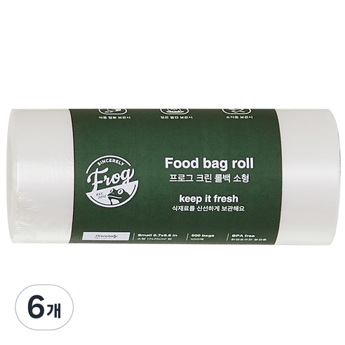 프로그 크린 롤백 500p, 소(S), 500개, 6개