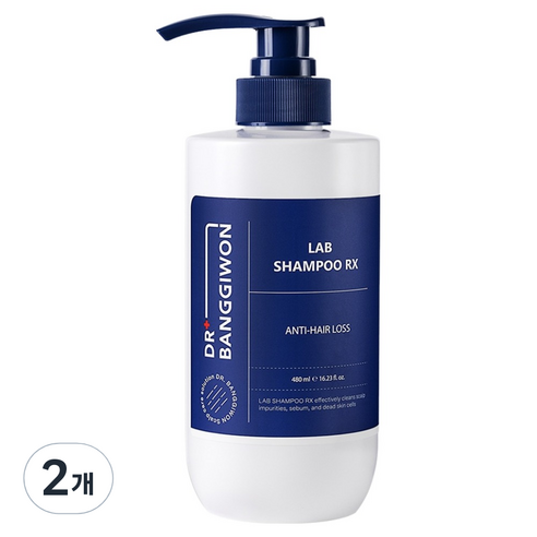 닥터방기원 랩 샴푸 알엑스 플로럴 우디 머스크향, 480ml, 2개