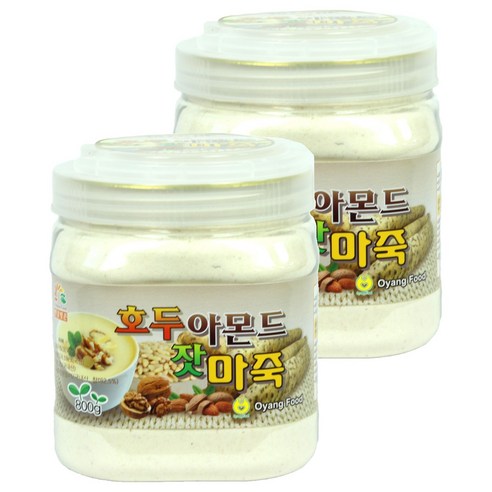 오양식품 호두 아몬드 잣 마죽, 800g, 2개