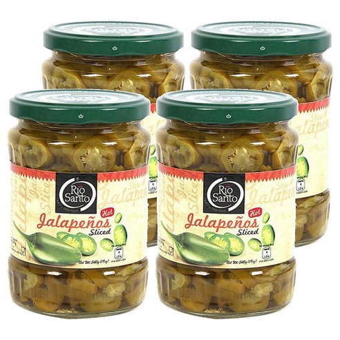 리오산토 할라피뇨 슬라이스, 540g, 4개