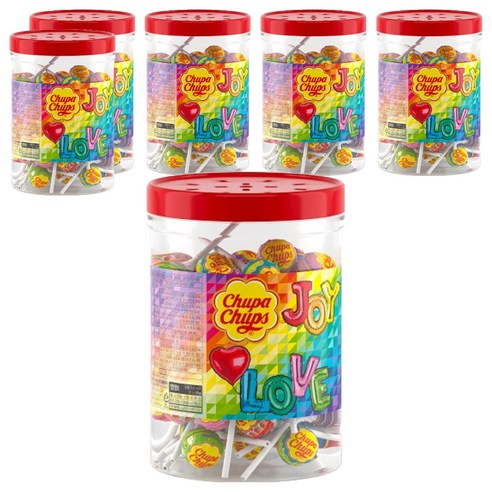 츄파춥스 미니튜브 550g(50개입) 1통, 550g, 6개