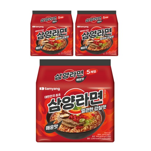 삼양라면 매운맛 120g, 15개