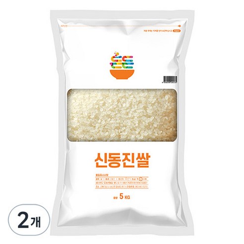 든든 우리 신동진 쌀 백미, 5kg, 2개