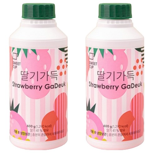 스위트컵 딸기가득, 600g, 2개