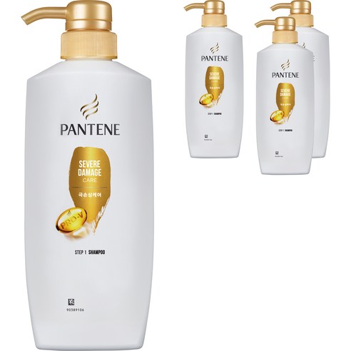 팬틴 극손상케어 샴푸 프루티플로럴향, 500ml, 4개