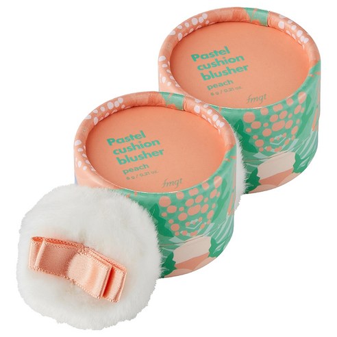 더페이스샵 파스텔 쿠션 블러셔 6g, 01 피치, 2개