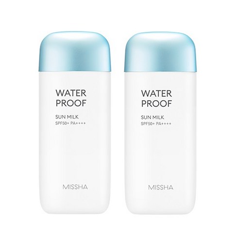 미샤 올 어라운드 세이프 블록 워터프루프 선 밀크 SPF50+ PA++++, 2개, 70ml