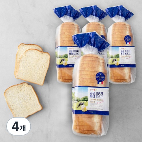 곰곰 프렌치버터 토스트, 840g, 1개입, 4개