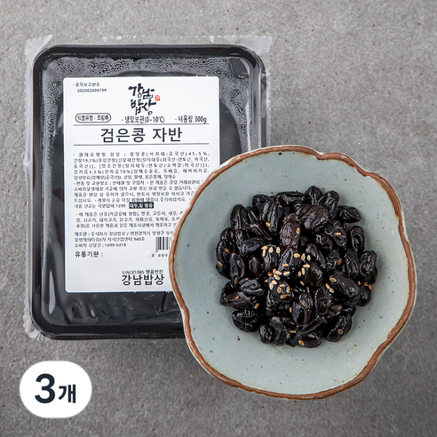 강남밥상 검은콩 자반, 300g, 3개