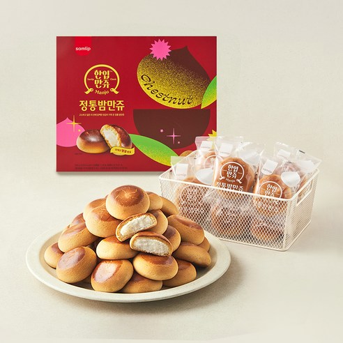 삼립 정통 밤 만쥬, 27g, 32개입, 1개