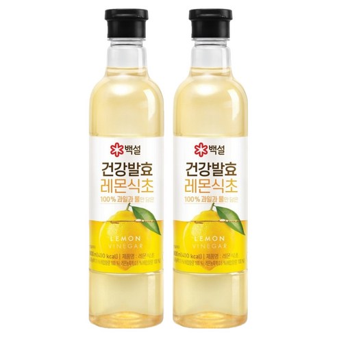 백설 건강발효 레몬식초