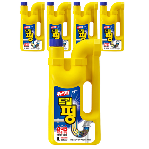 드릴펑 무균무때, 1L, 5개