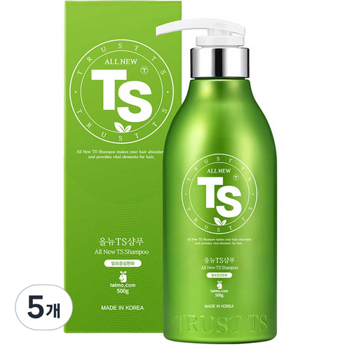 TS 올뉴 TS 샴푸, 500g, 5개
