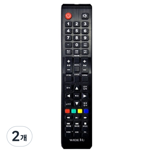 와이드뷰 익스코리아 전용 중소기업 TV 리모컨 1 E 리모컨, 2개