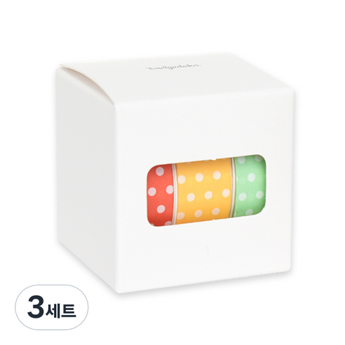 왈가닥스 아르떼 마스킹테이프 15mm x 10m 3종 세트, Pierrot (331,332,333), 3세트