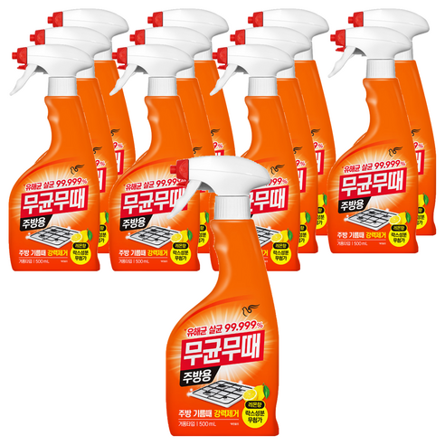 무균무때 주방용 세정제, 500ml, 12개