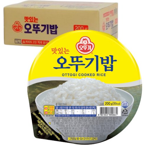 오뚜기 맛있는 오뚜기밥, 200g, 24개