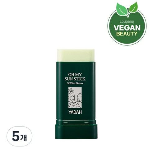 야다 오 마이 선 스틱 SPF50+ PA++++, 18g, 5개