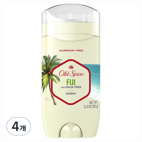 올드스파이스 프레쉬 컬렉션 피지 위드 팜트리 데오드란트, 85g, 4개